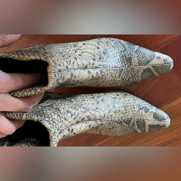 By Far Stevie Booties in Snake Printed Leather - Picture 9 of 12